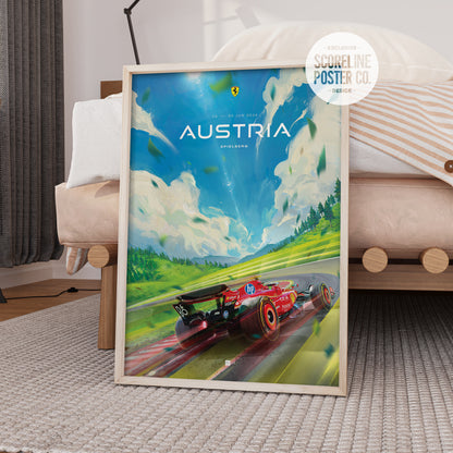 Austrian Grand Prix 2024 F1 Poster