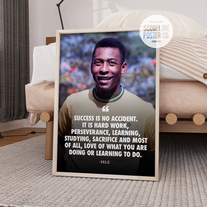 Pele 'Quote' Poster