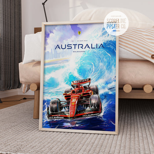 Australia Grand Prix 2024 F1 Poster