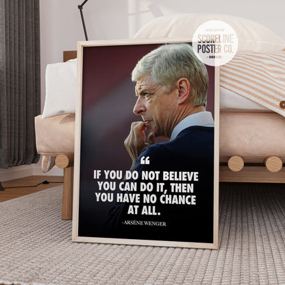 Arsene Wenger 'Quote' Poster