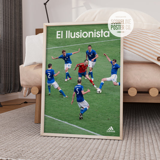 Andres Iniesta 'El Illusionista' Poster