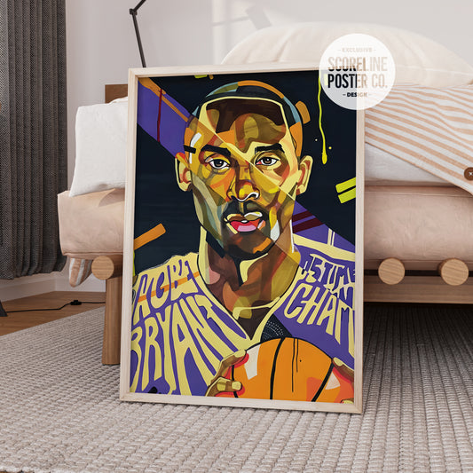 Kobe Bryant 'Abstract' Poster