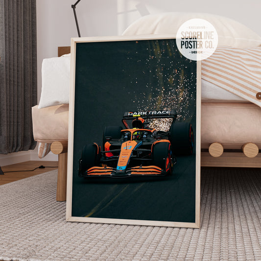 Lando Norris McLaren F1 Poster