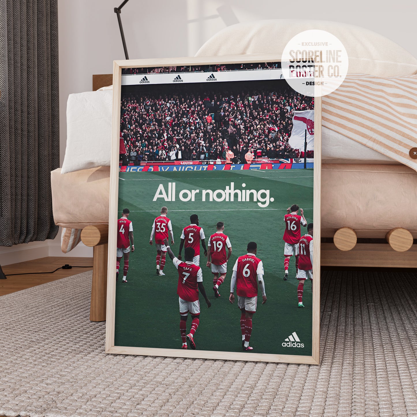 Arsenal 'All Or Nothing' Poster