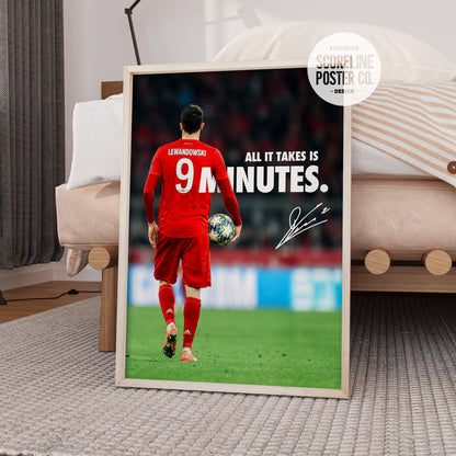 Robert Lewandowski '9 Minutes' Poster