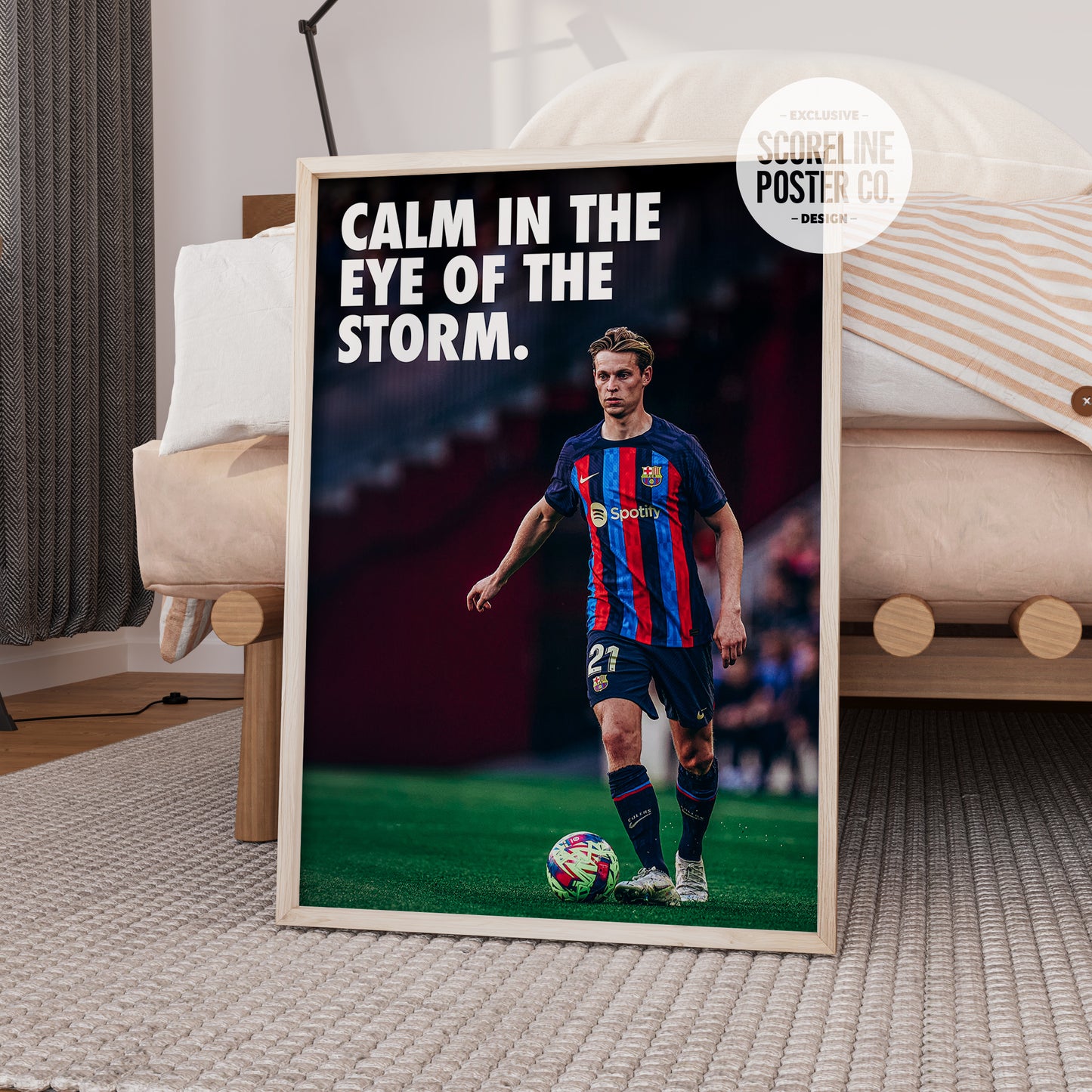 Frenkie De Jong 'Storm' Poster