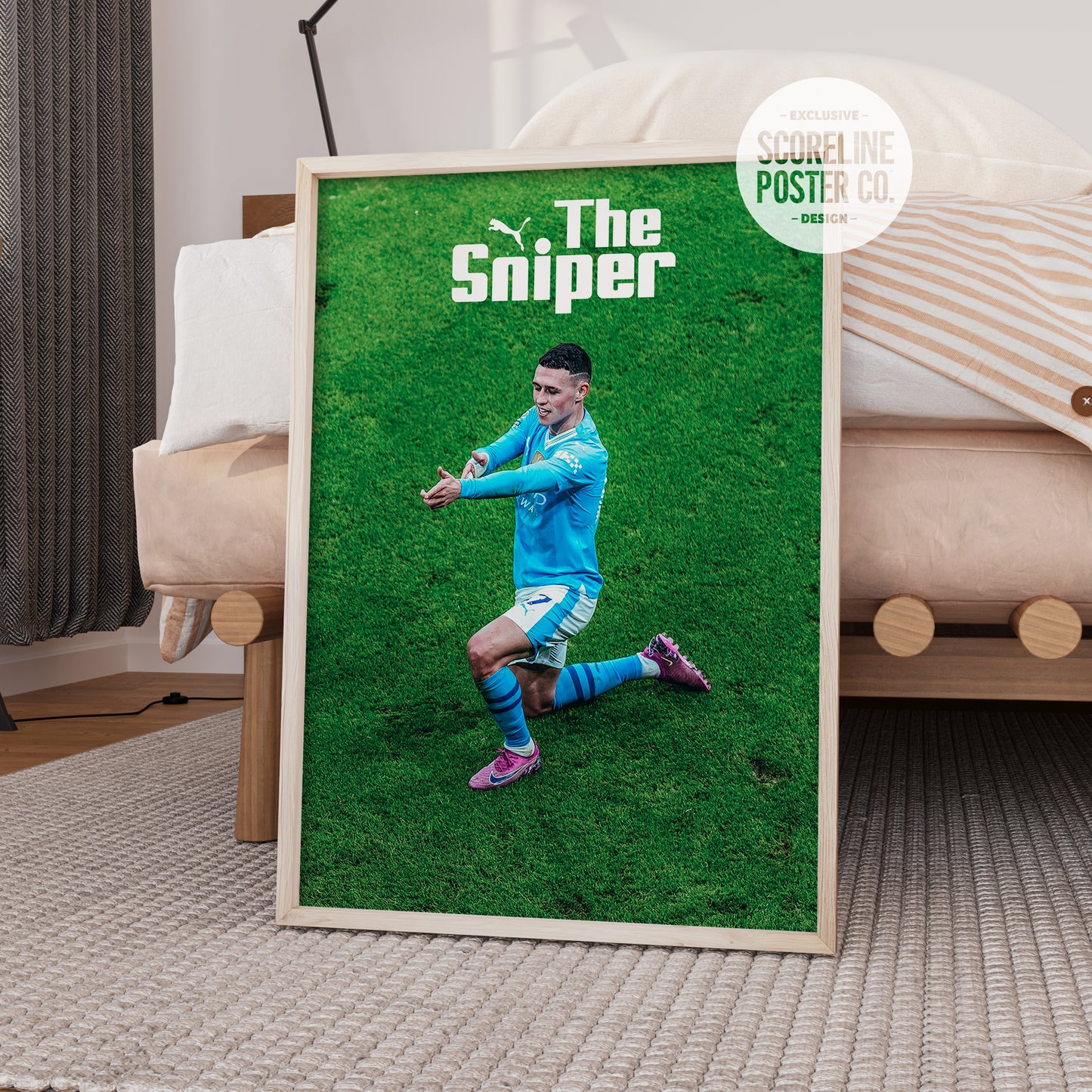 Phil Foden 'Sniper' Poster