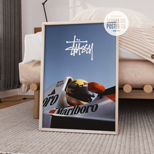 Stussy x Honda F1 Poster