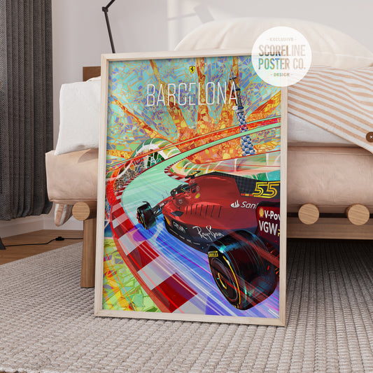 Barcelona Grand Prix 2023 F1 Poster