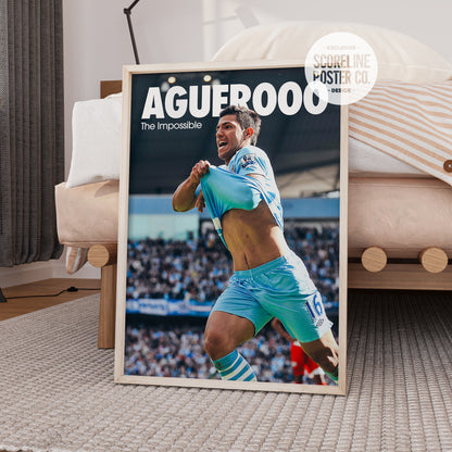 Sergio Aguero 'The Impossible' Poster