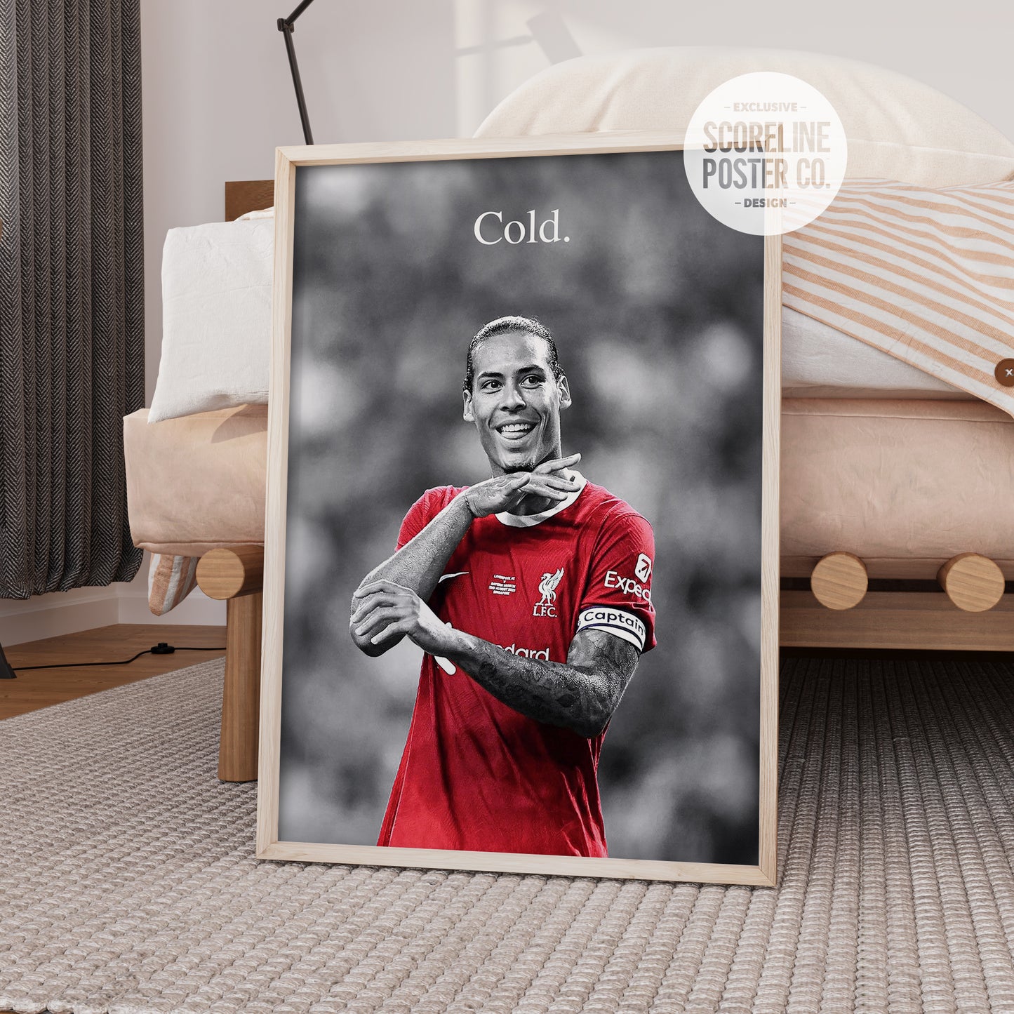 Virgil van Dijk 'Cold' Poster