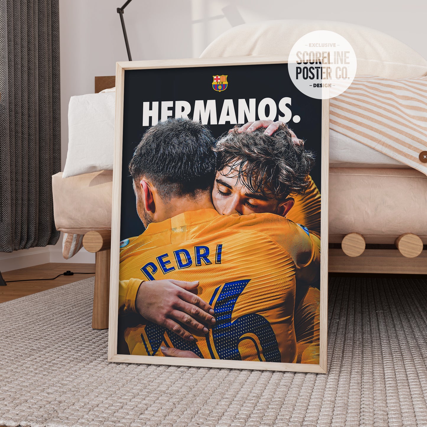 Pedri 'Hermanos' Poster