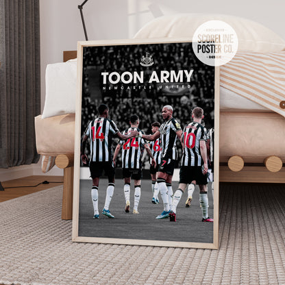 Newcastle United 'Toon Army' Poster