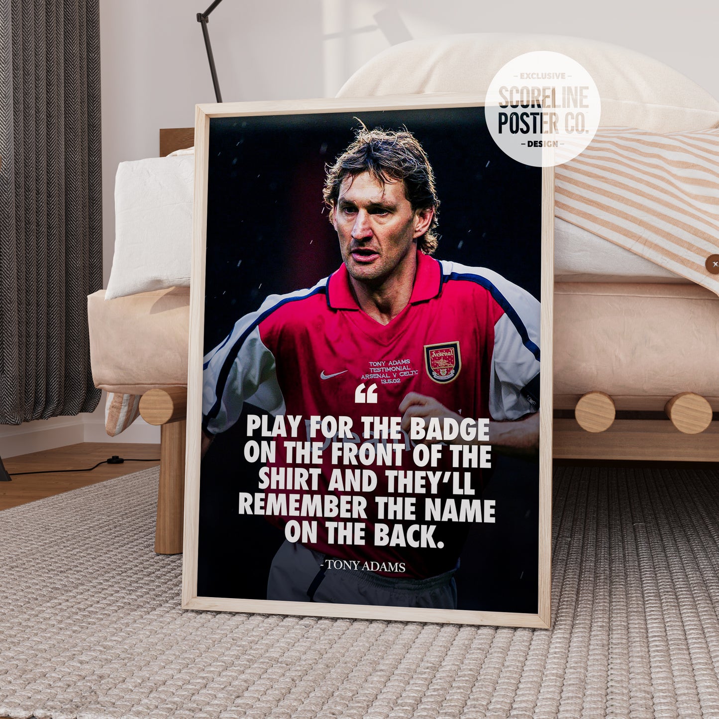 Tony Adams 'Quote' Poster