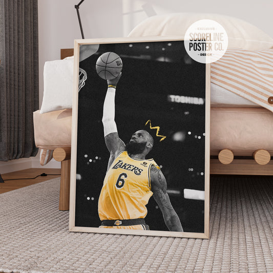 Lebron James 'King' Poster