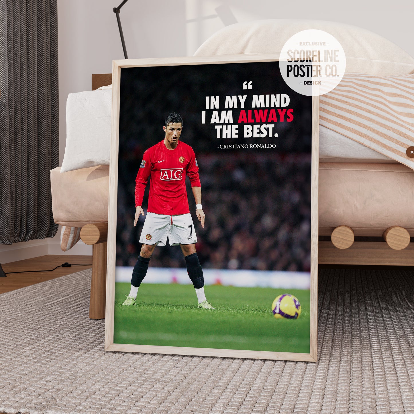 Cristiano Ronaldo 'Quote' Poster