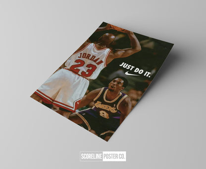 Michael Jordan x Kobe Bryant 'Mamba' Poster