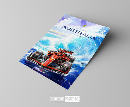 Australia Grand Prix 2024 F1 Poster