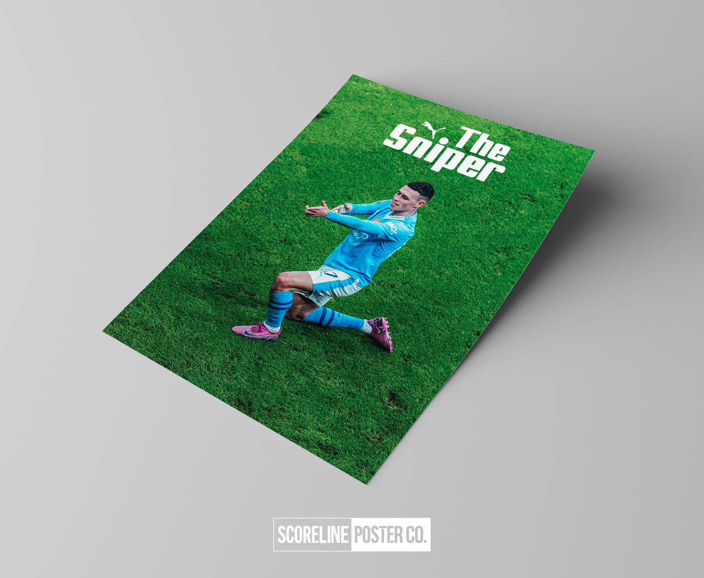 Phil Foden 'Sniper' Poster