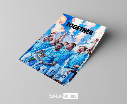 Manchester City 'Together' Poster