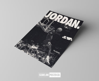 Michael Jordan 'The GOAT' Poster