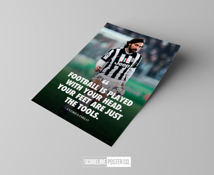 Andrea Pirlo 'Quote' Poster