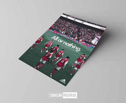 Arsenal 'All Or Nothing' Poster