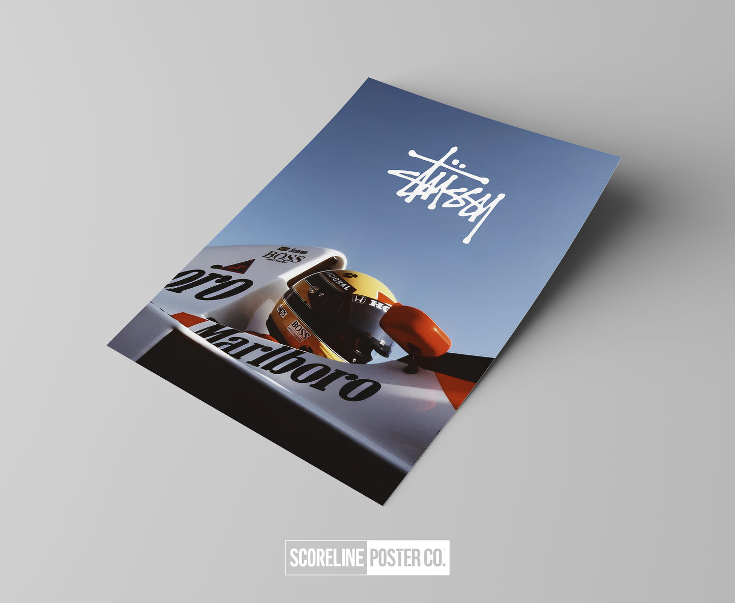 Stussy x Honda F1 Poster