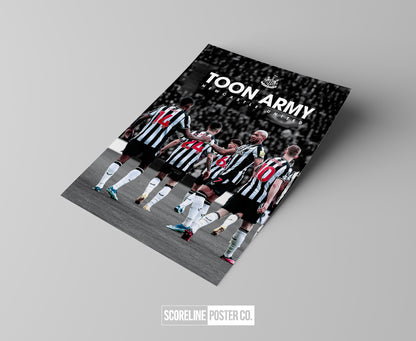 Newcastle United 'Toon Army' Poster