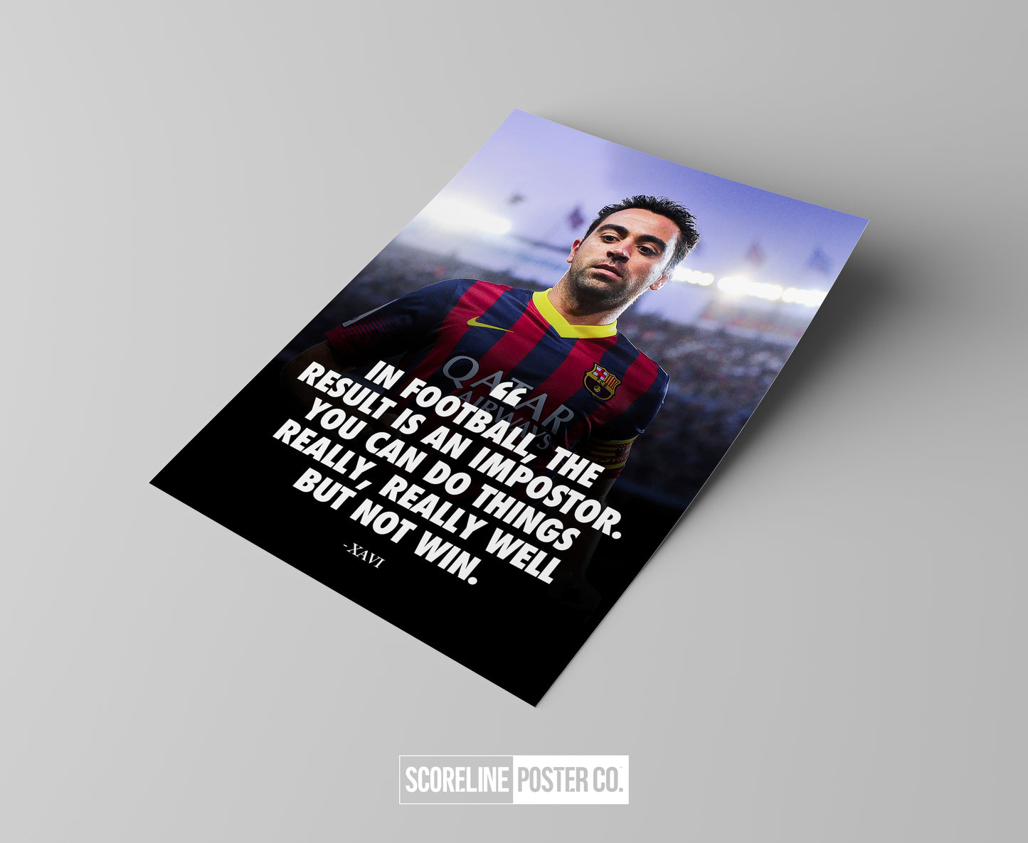 Xavi 'Quote' Poster