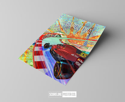 Barcelona Grand Prix 2023 F1 Poster