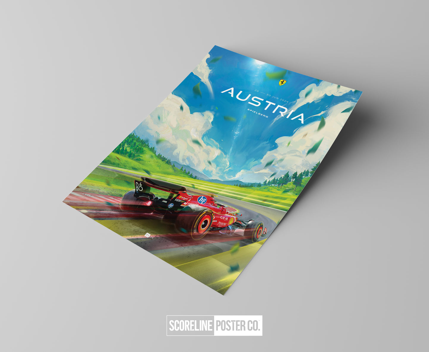 Austrian Grand Prix 2024 F1 Poster