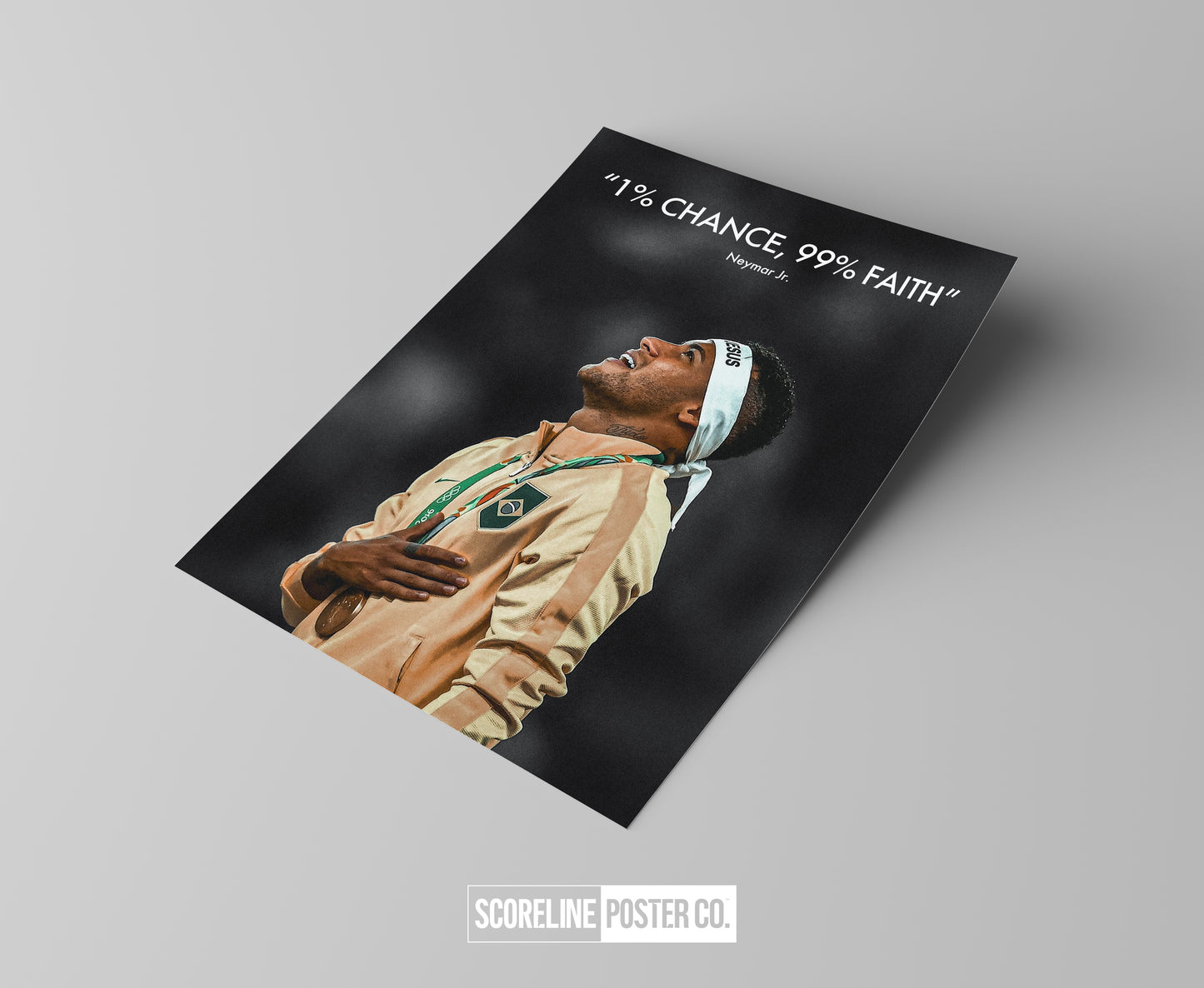 Neymar Jr 'Chance/Faith' Poster