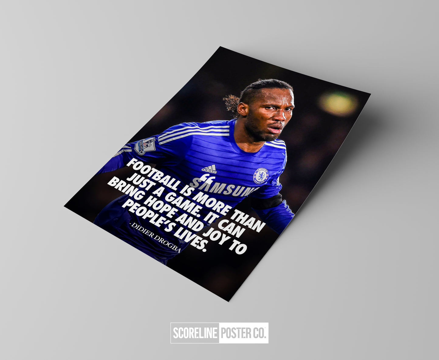 Didier Drogba 'Quote' Poster