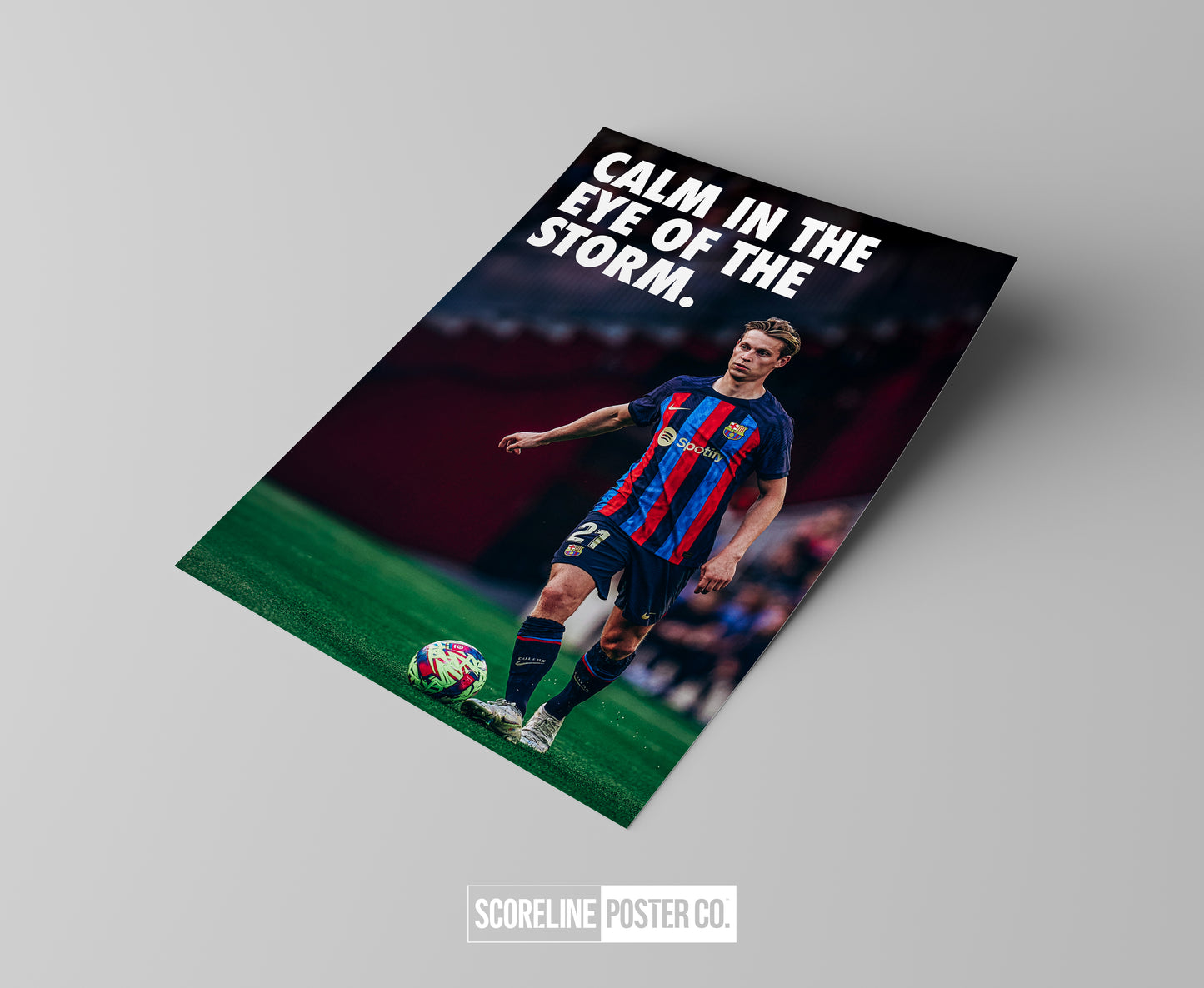 Frenkie De Jong 'Storm' Poster