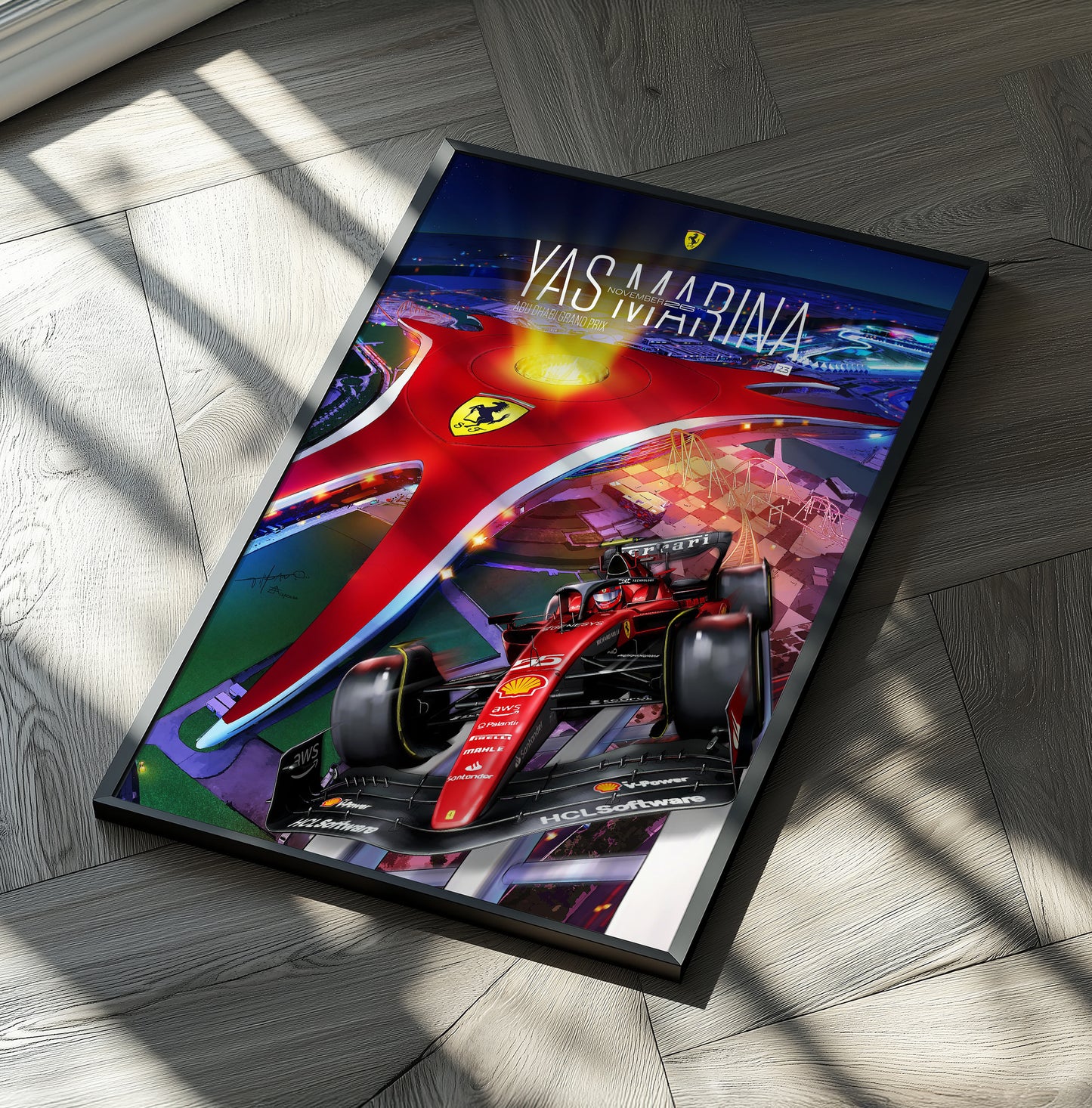 Abu Dhabi Grand Prix 2023 F1 Poster