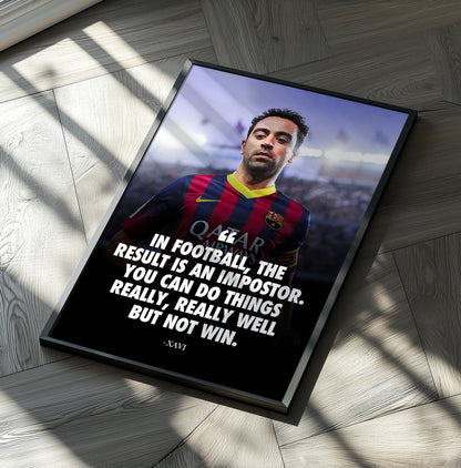 Xavi 'Quote' Poster