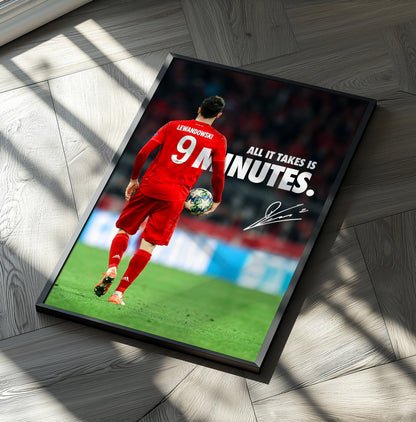 Robert Lewandowski '9 Minutes' Poster