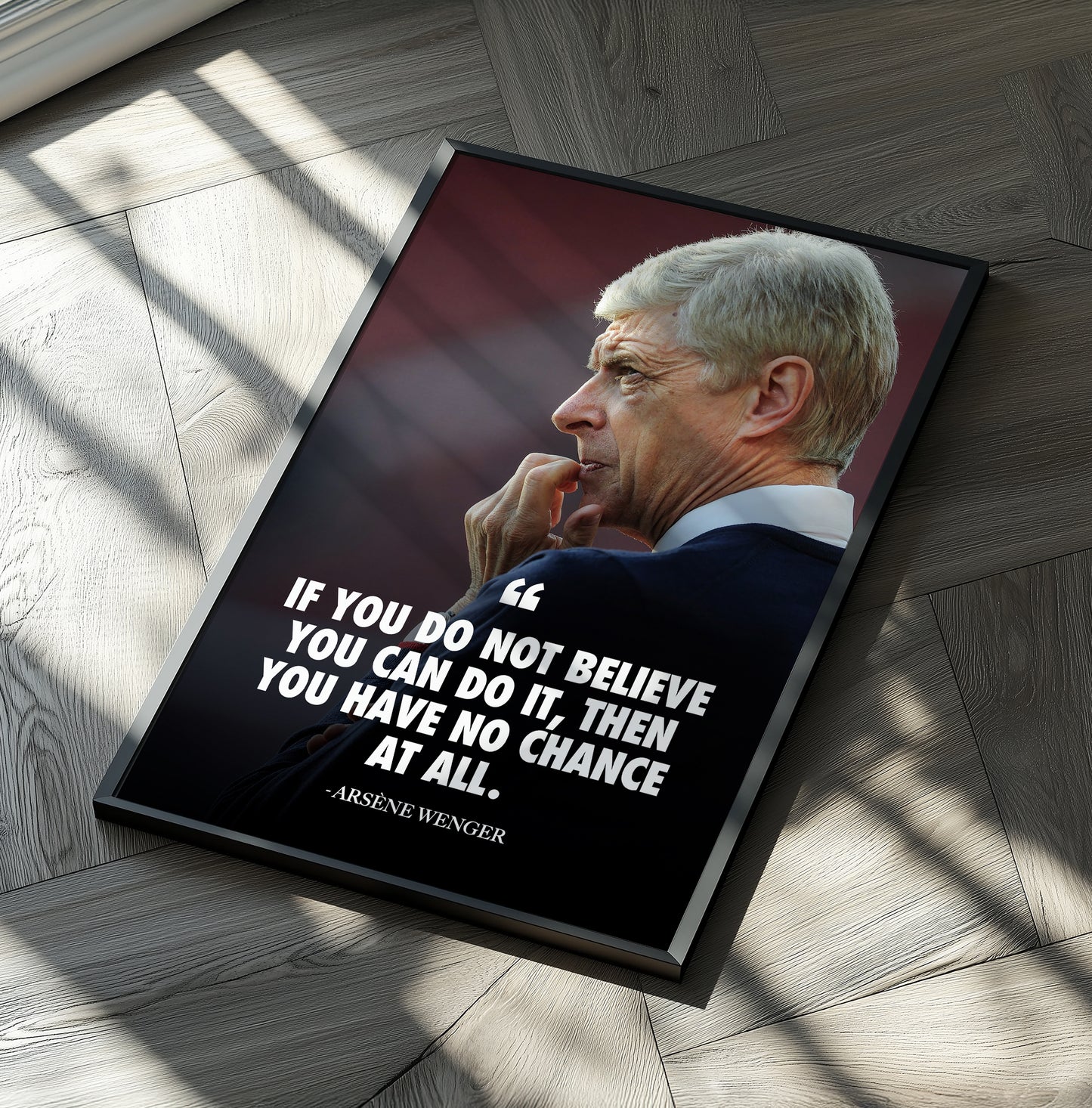 Arsene Wenger 'Quote' Poster