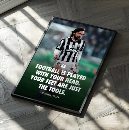 Andrea Pirlo 'Quote' Poster