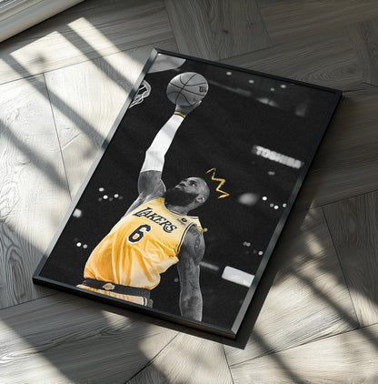 Lebron James 'King' Poster