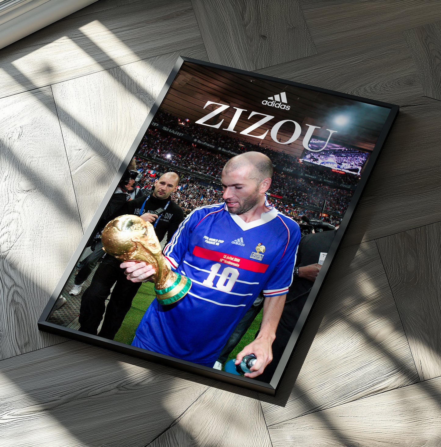 Zinedine Zidane 'World Cup' Poster