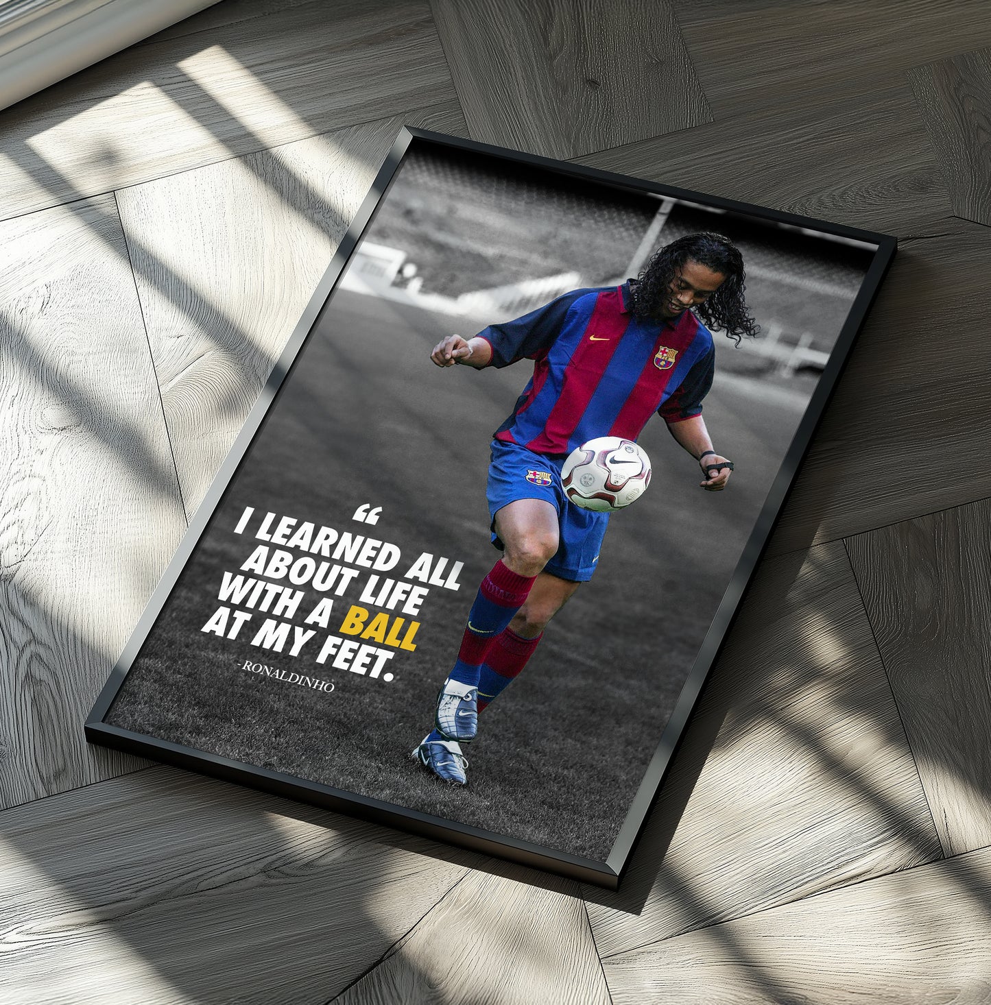 Ronaldinho 'Quote' Poster