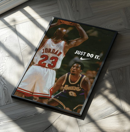 Michael Jordan x Kobe Bryant 'Mamba' Poster