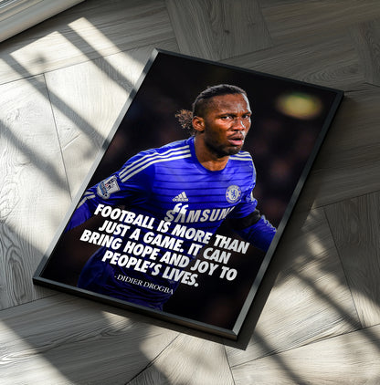 Didier Drogba 'Quote' Poster