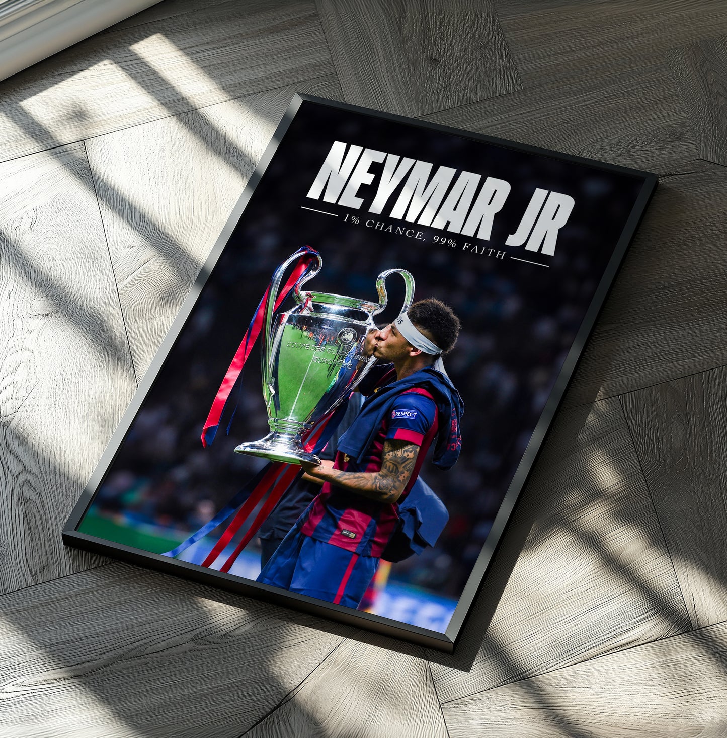 Neymar Jr 'Faith' Poster