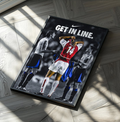 Thierry Henry 'Get In Line' Poster