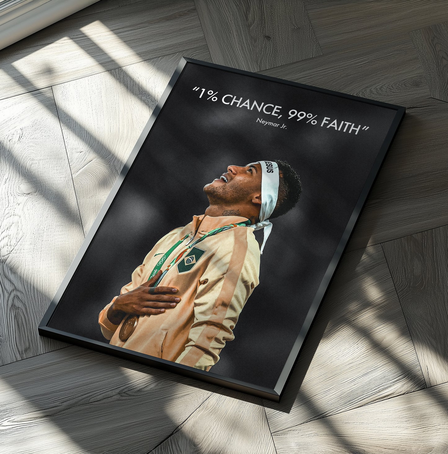 Neymar Jr 'Chance/Faith' Poster