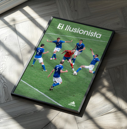 Andres Iniesta 'El Illusionista' Poster