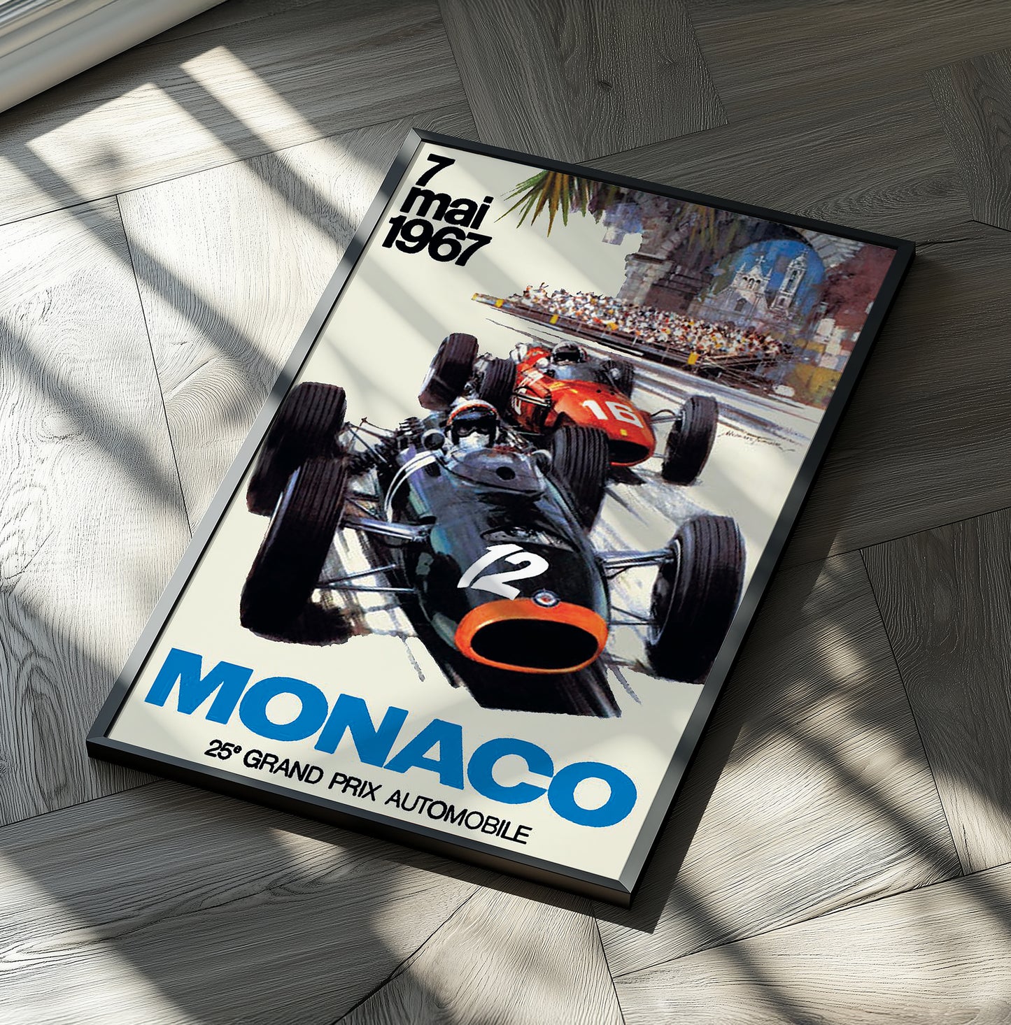 Monaco Grand Prix 1967 F1 Poster